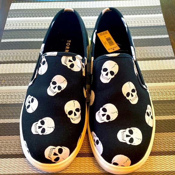 torrid Shoes - 💀Skull canvas slip on sneaker💀